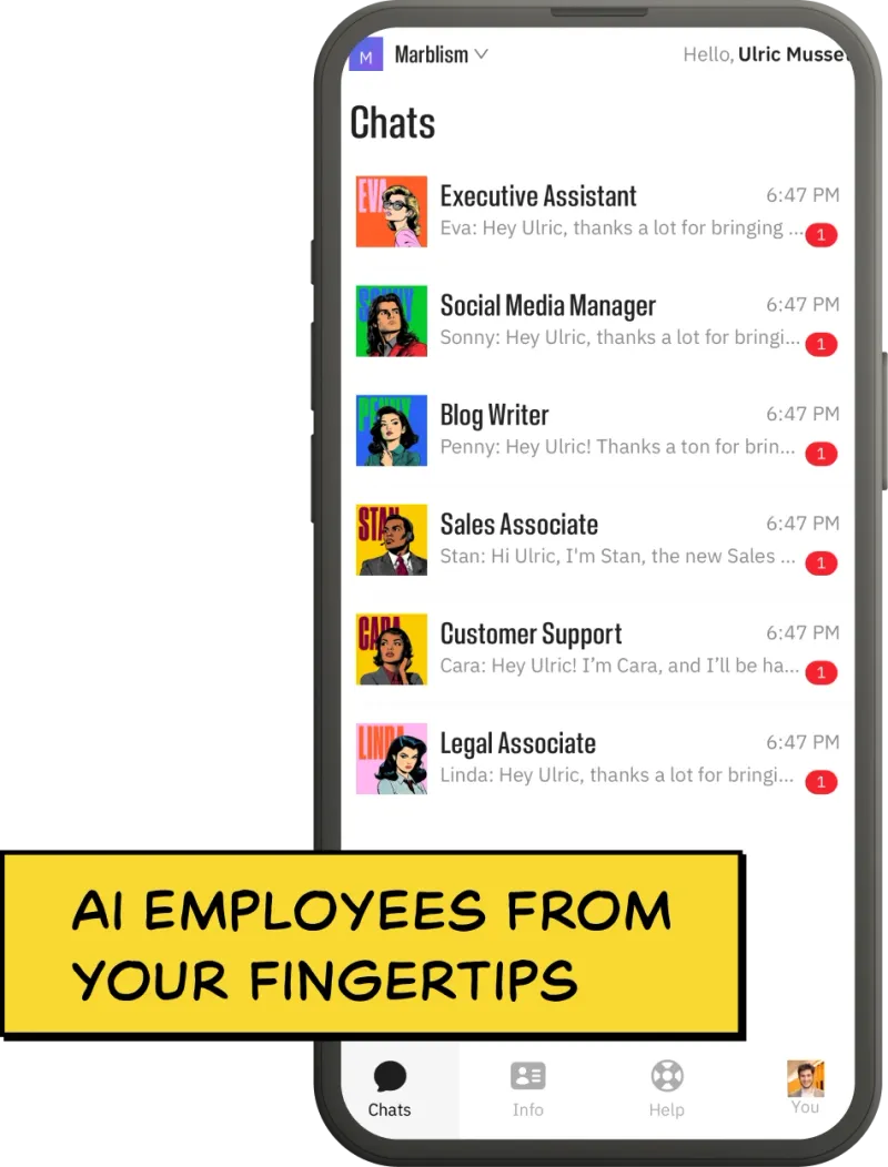 Small business owner using AI automation software to improve productivity and reduce manual work