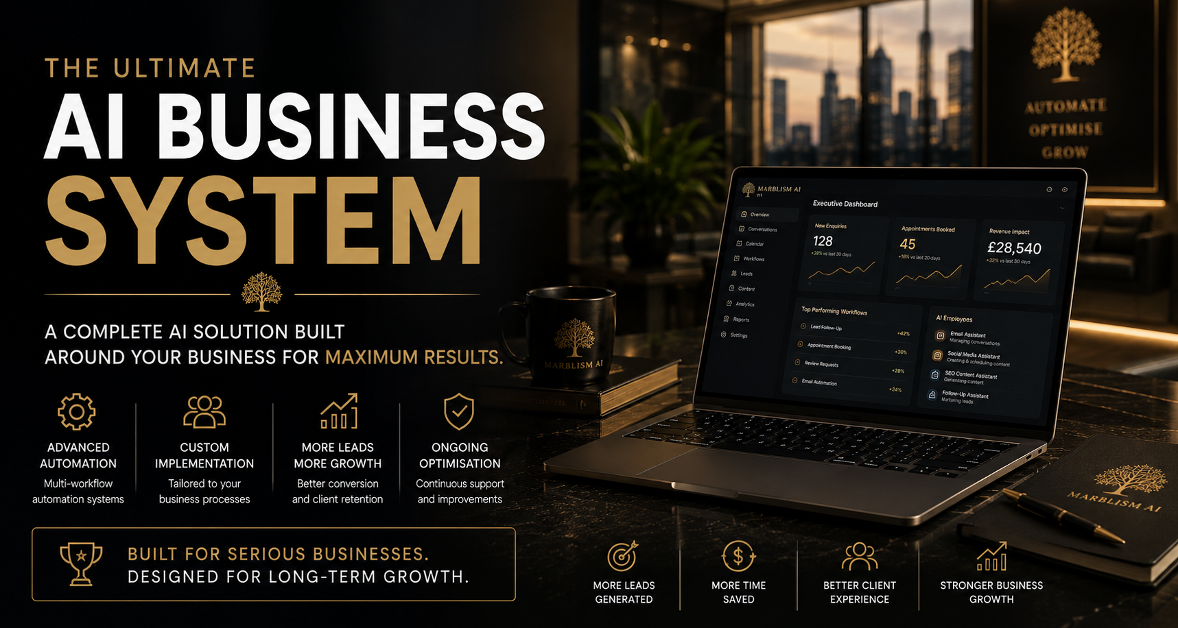AI virtual assistant managing business emails, customer messages and appointment scheduling online